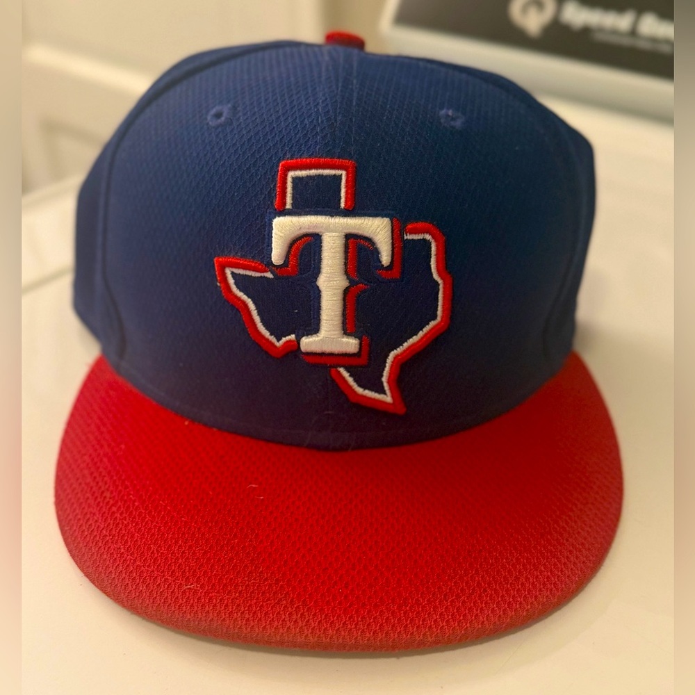 Texas Rangers New Era Official MLB Fitted (7 1/2) Cap